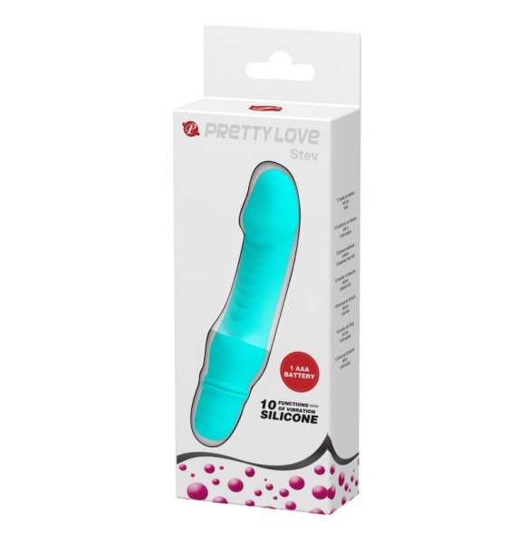 PRETTY LOVE - Dazzle Pleasure Stick Vibrator G-Spot Massage (Battery - Tiffany Blue)